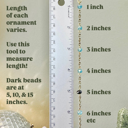 Origami Ornament #2386 - Small Crane with Small Star Charm