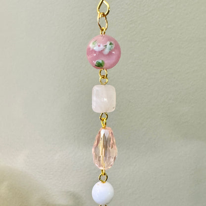 Origami Ornament #2189 - Large Crane with Angel Wing Pendant