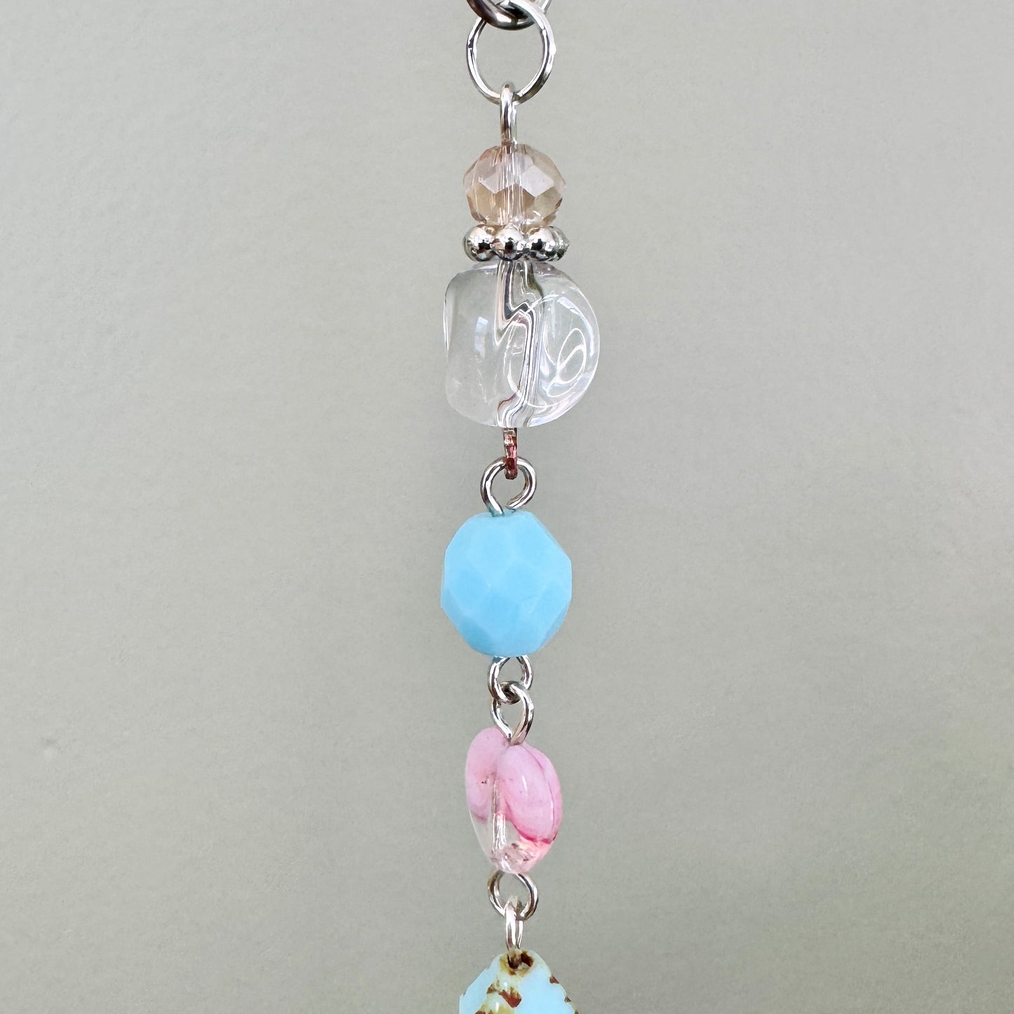 Origami Ornament #2386 - Small Crane with Small Star Charm